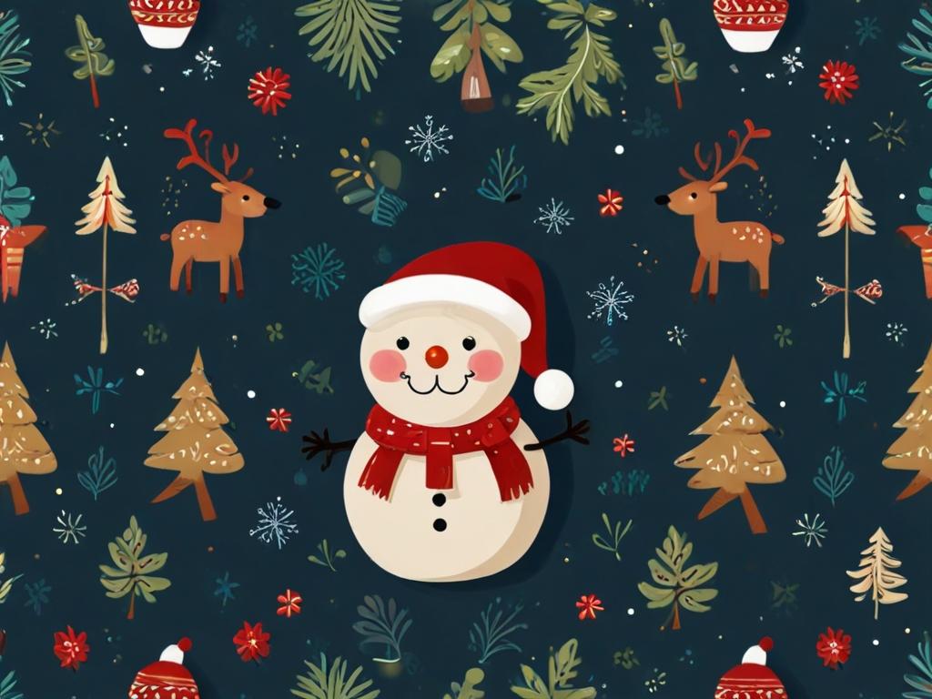 Cute Christmas Wallpaper photo